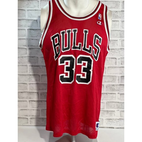 Scottie Pippen Champion Bulls Jersey Sz 48 - Picture 4 of 4